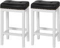 Set of 2 PU Leather Bar Stools I445