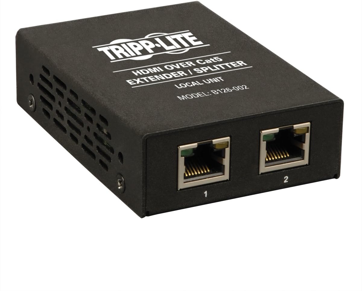 4x4 HDMI Over Cat5 Cat6 Matrix Splitter Switch Black K6280