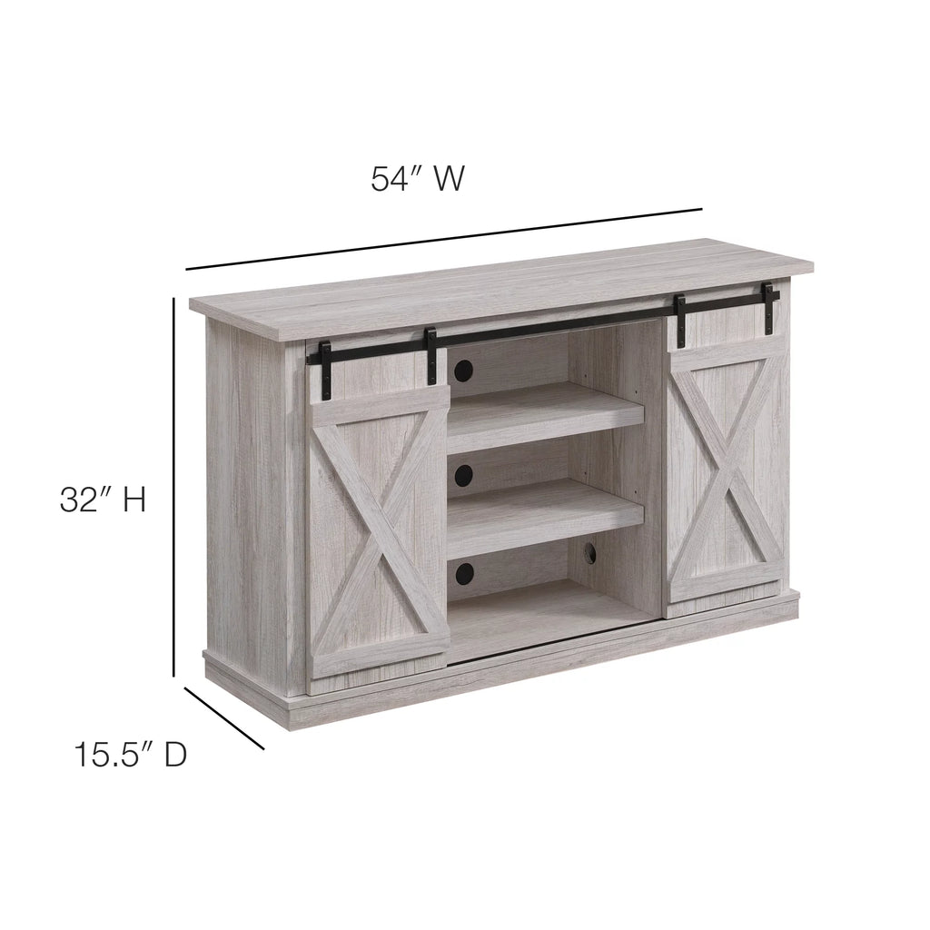 White Oak TV Stand Y621286