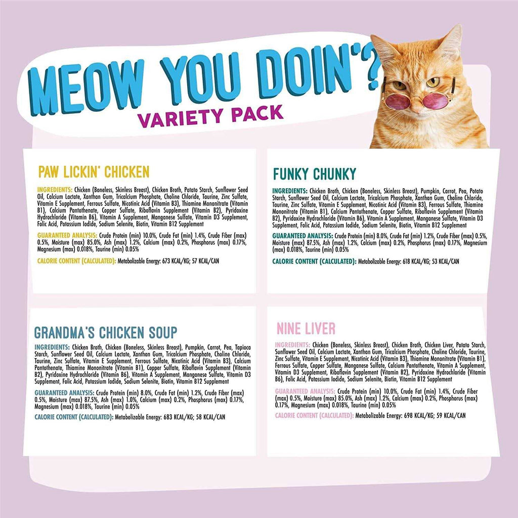 Variety Pack Canned Cat Food E140