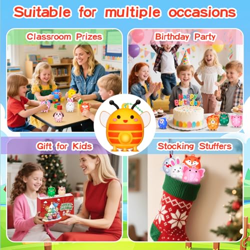Advent Calendar 3D Pop Animal Fidget Toys B4907