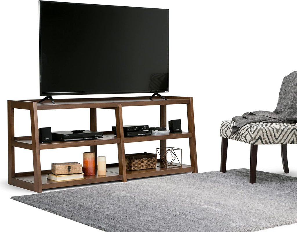 Solid Wood 48 inch Wide TV Media Stand G249479