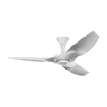 52 Ceiling Fan with Brushed Aluminum Blades and White Finish with LED S775