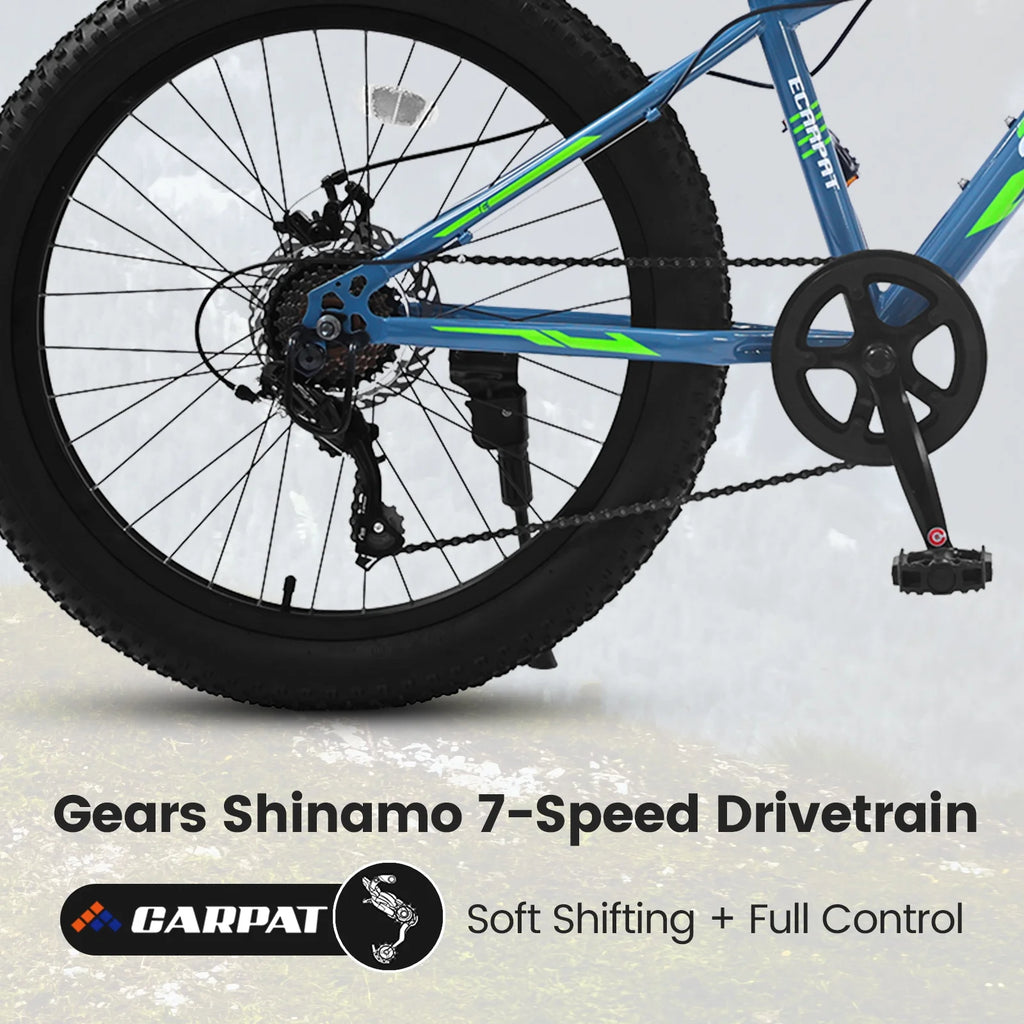 24 inch Mountain Bike with Fat Tires V7997