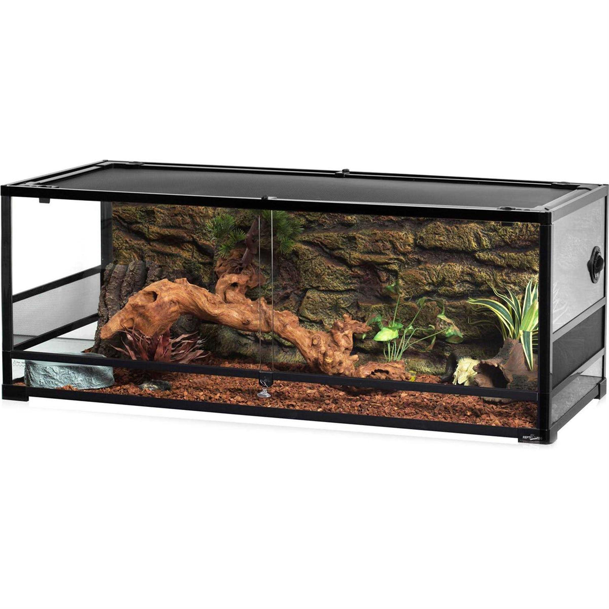 Glass Reptile Terrarium with Sliding Doors I857255
