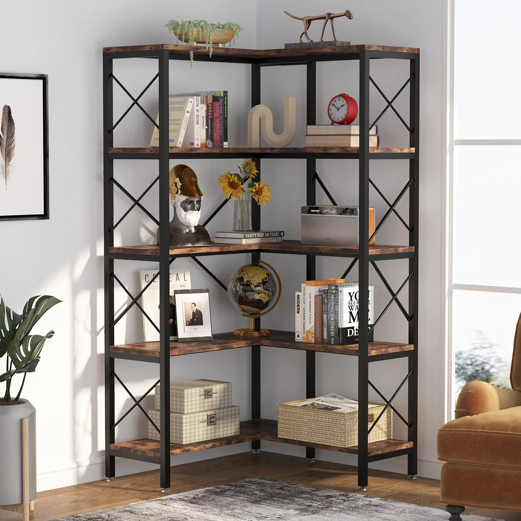 5-Tier Corner Bookshelf C858
