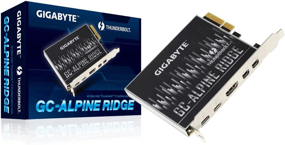 Alpine Ridge Thunderbolt 3 PCIe Card V51778