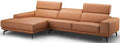 Peru Orange Left Hand Facing Sectional C867