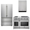 48 In. Propane Gas Range, Refrigerator, Dishwasher L8837