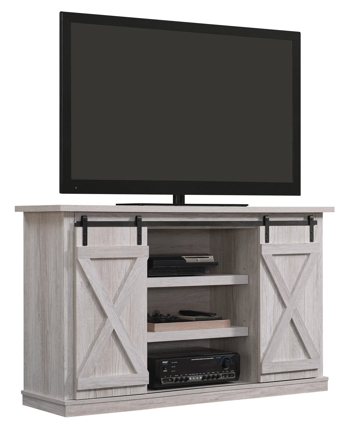 White Oak TV Stand Y621286