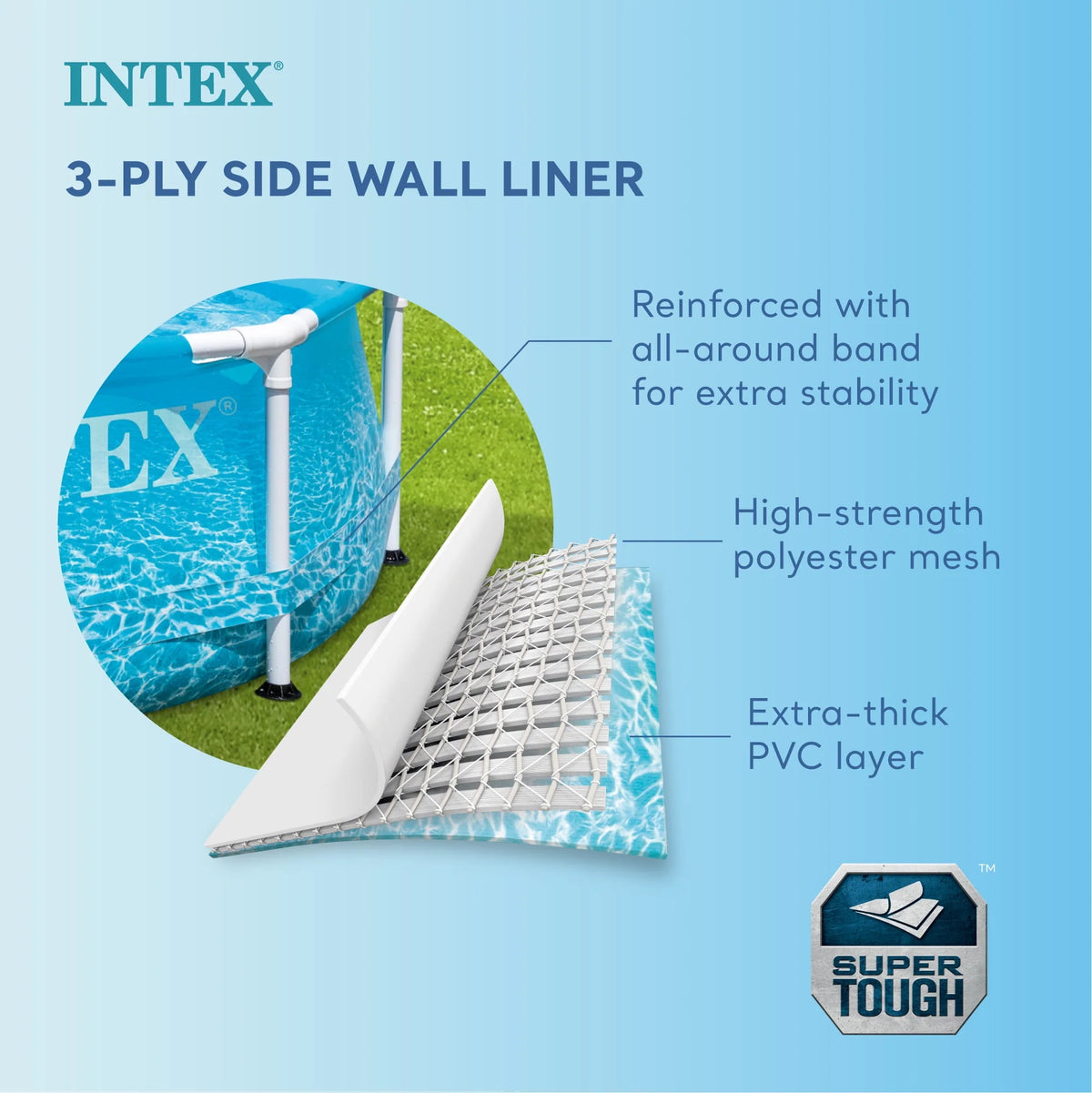 10' x 30 Above Ground Steel Frame Swimming Pool K3966