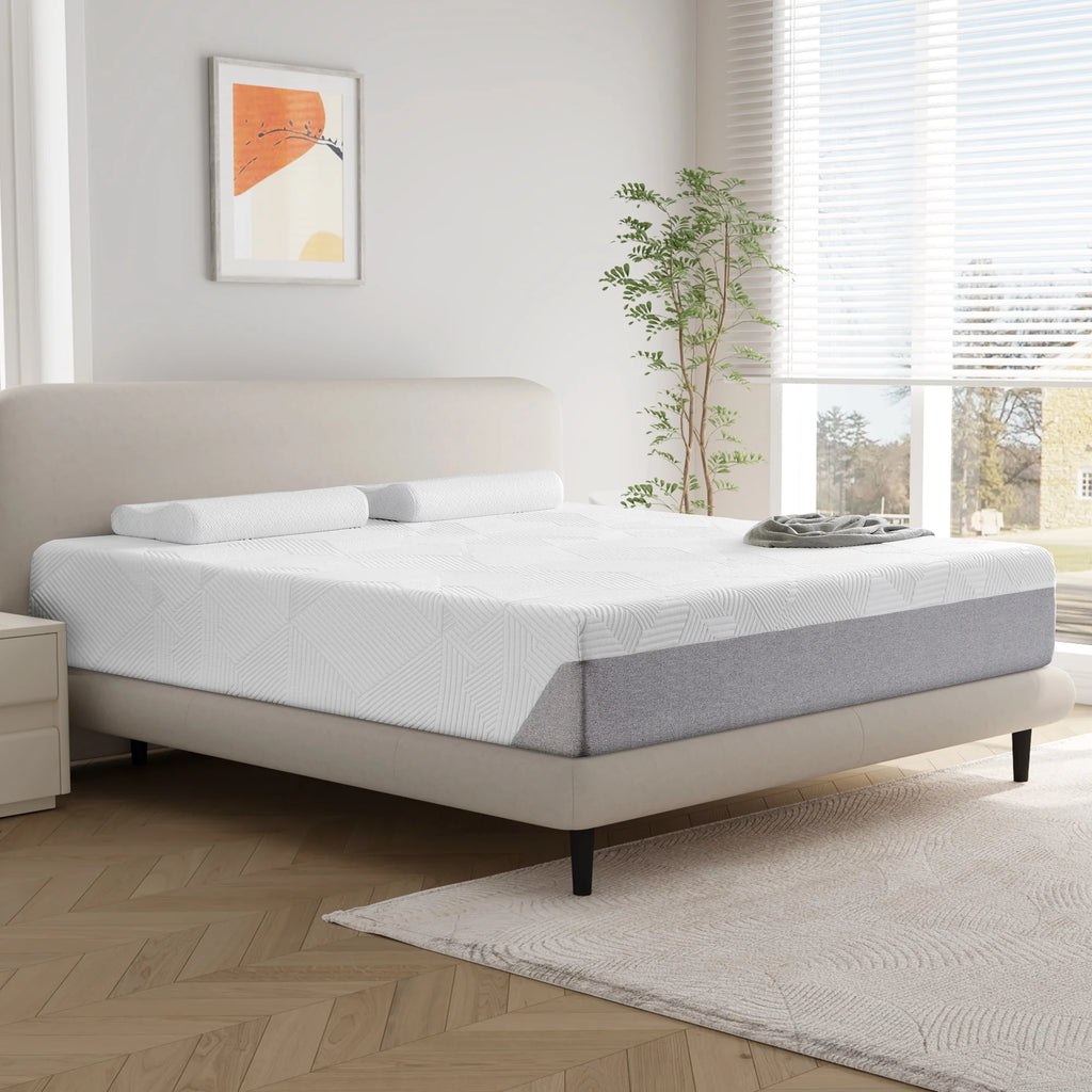 King Size 12" Memory Foam Medium Firm Mattress L5124