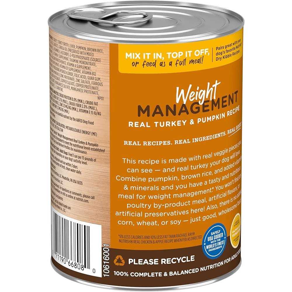 Real Turkey & Pumpkin Recipe Wet Dog Food U2773