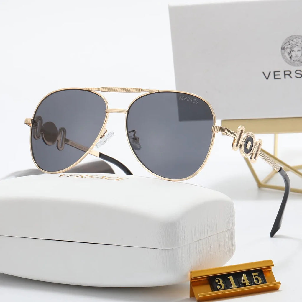Fashion Double Layer Frame Elliptical Polarized Sunglasses X355