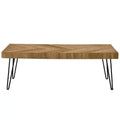 V Line Pattern Hairpin Legs Coffee Table F22600