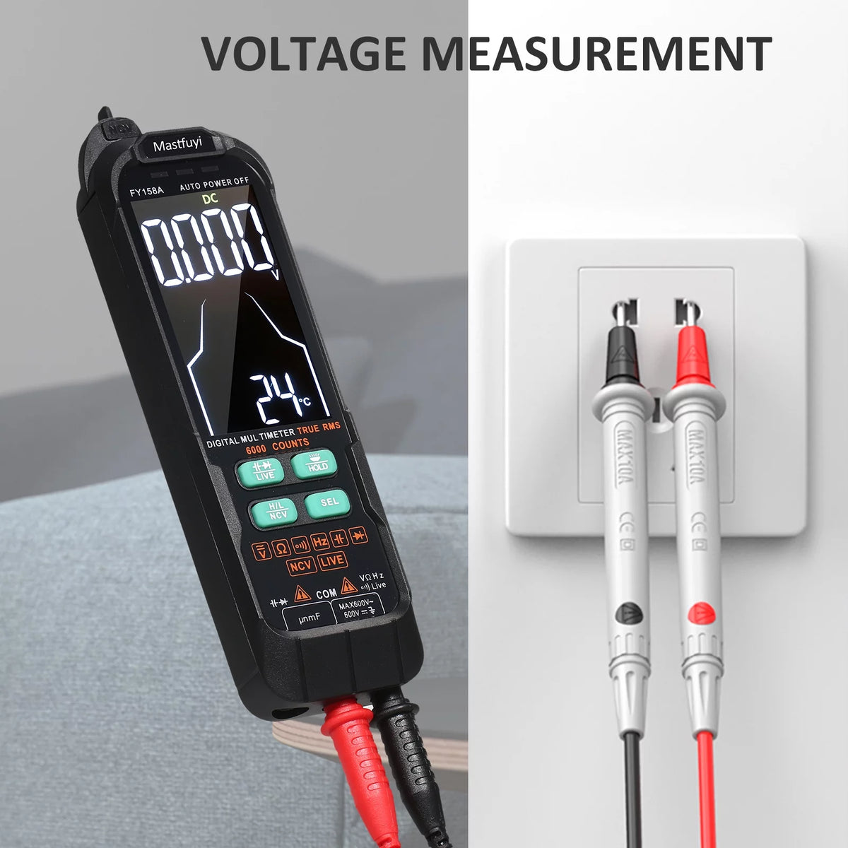 Digital Multimeter with Backlight M358