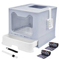Foldable Cat Litter Box with Lid H243279