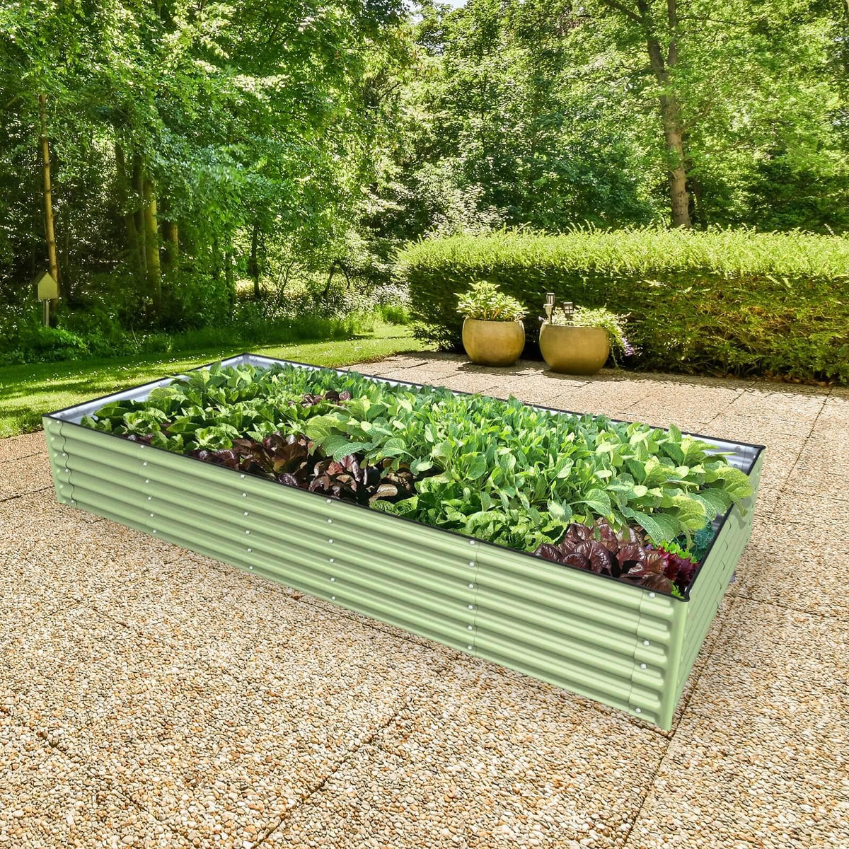 17 Tall Rectangle Raised Garden Bed P829