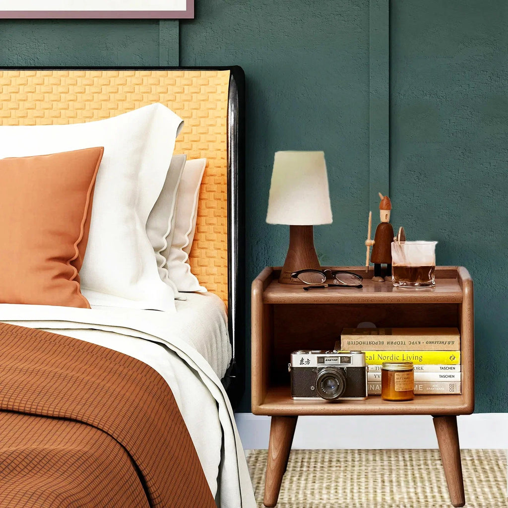 Solid Wood Nightstand F11905