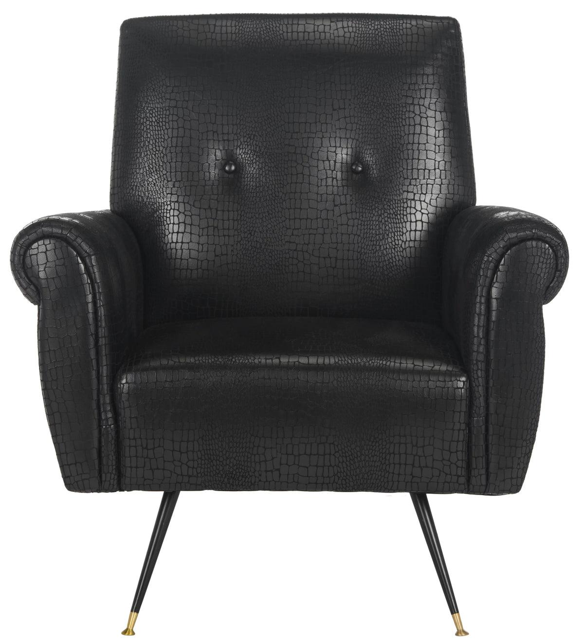 Black Mid Century Accent Chair E119