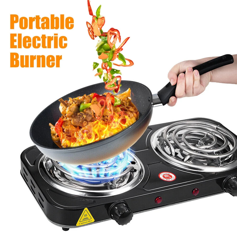 Double-burner Electric Stove Hot Plate F3574