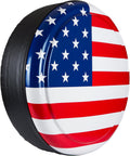 Rigid Tire Cover with American Flag O349673