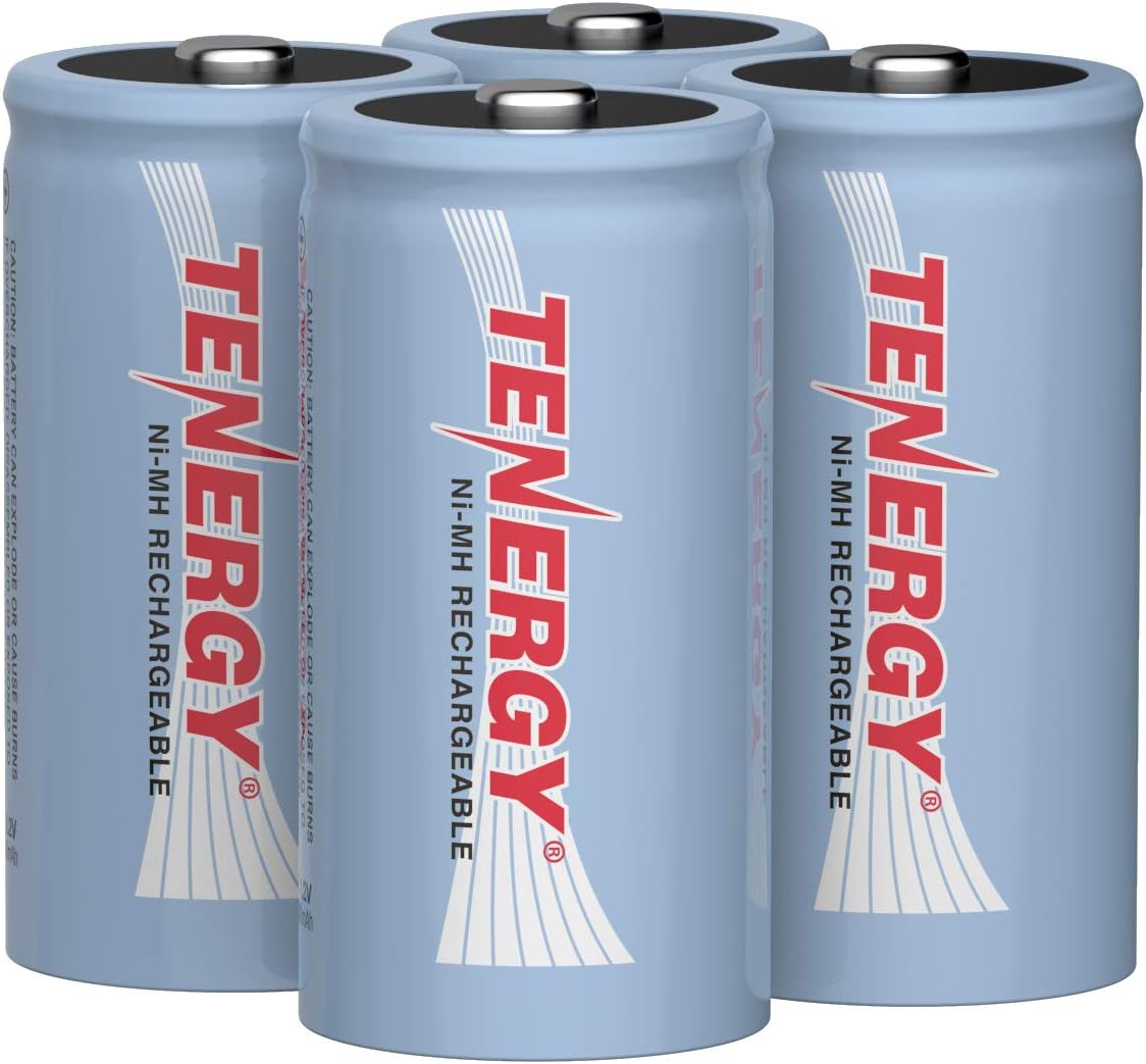 C Size 1.2V 5000mAh NiMH Rechargeable Battery 48 Pack U4229