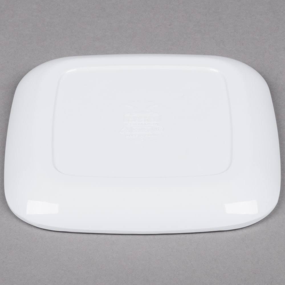White Square Melamine Plate P826