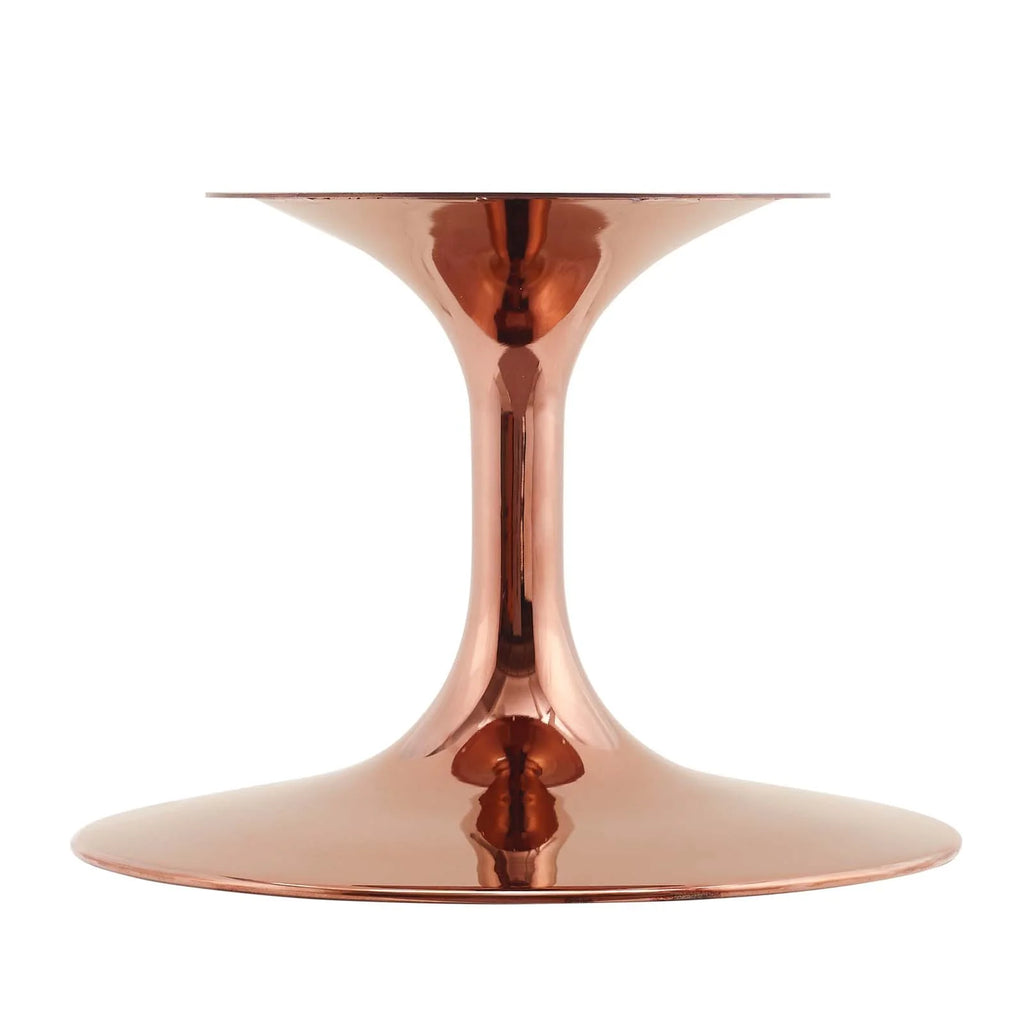 Round Wood Metal Coffee Table M4118