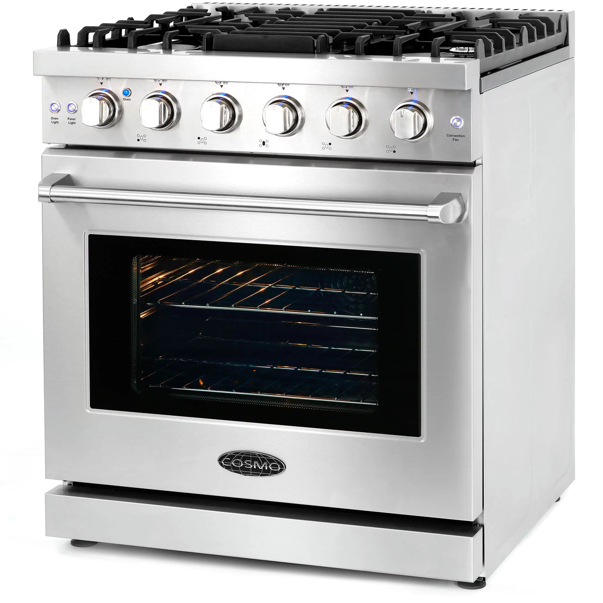2 Piece Kitchen Appliance Package with Gas Range and Island Range Hood Q410768