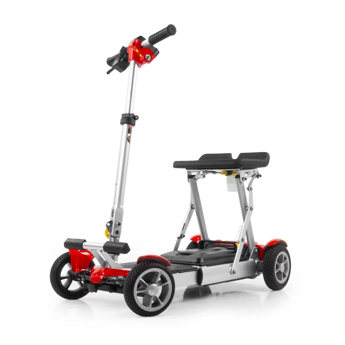 Red Collapsible 4 Wheels Mobility Scooter E6307