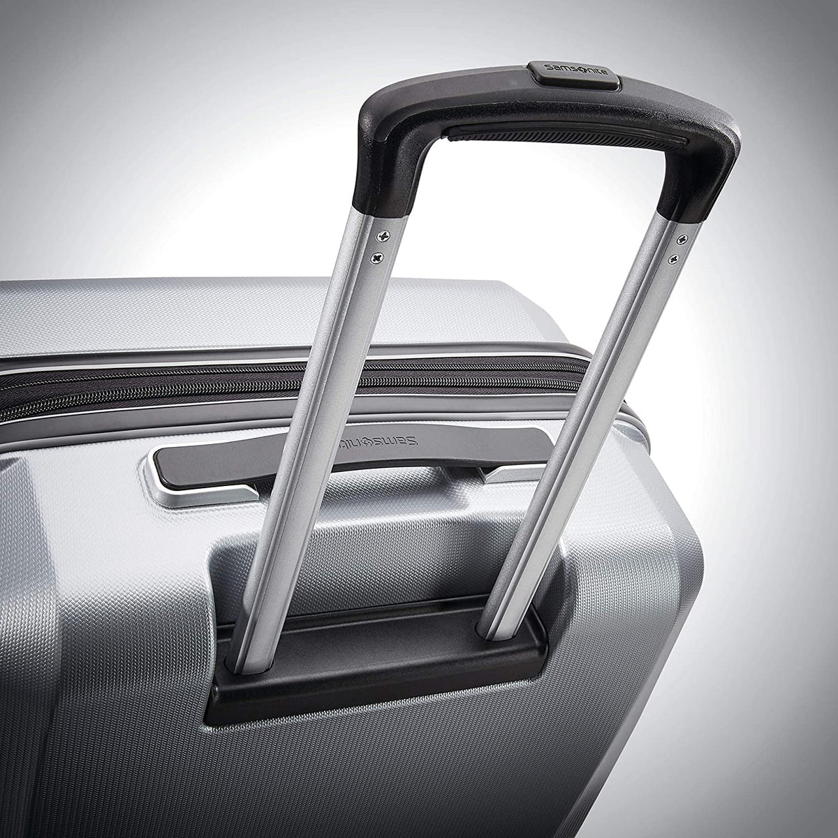 Hardside Luggage with Spinners 2-Piece Set Silver R4373