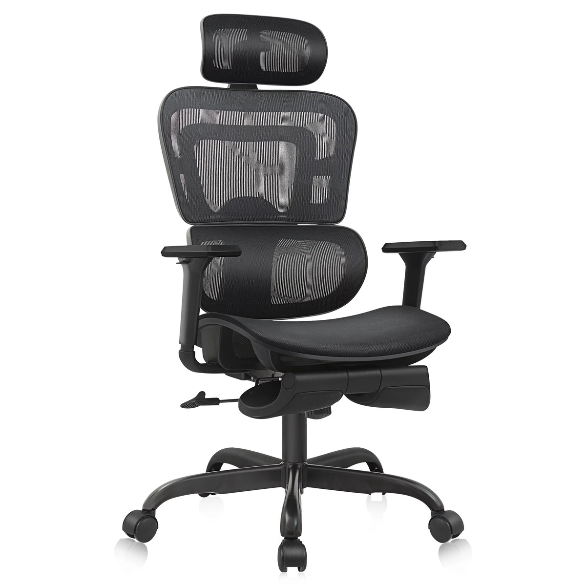 Black Ergonomic Office Chair with Lumbar Support S153361