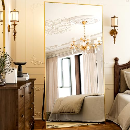 76"x34" Full Length Rectangle Mirror Black N630593
