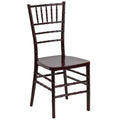 Mahogany Resin Stacking Chiavari Chair B68377