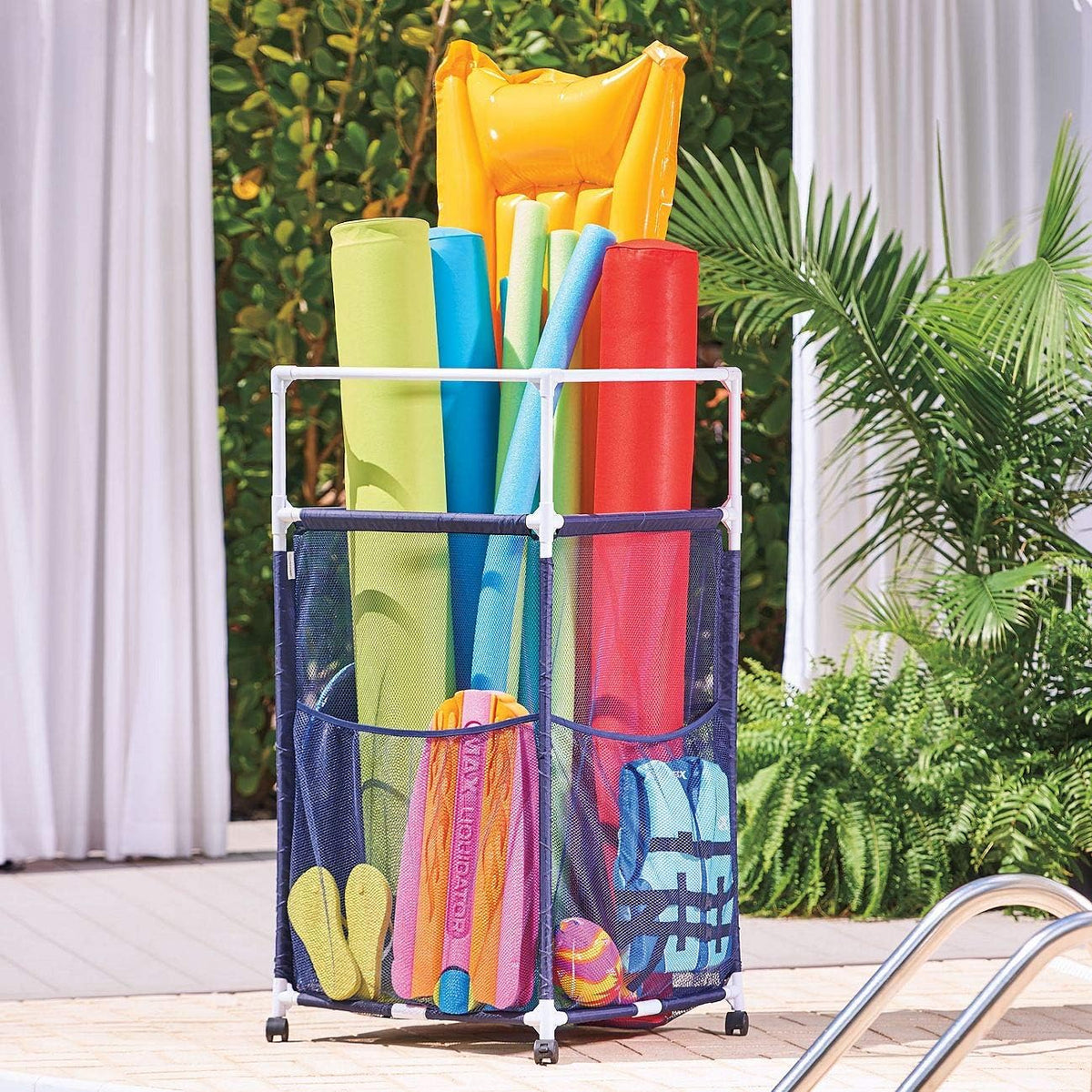 Pool Noodle Organizer Storage Cart Pack of 2 U8675