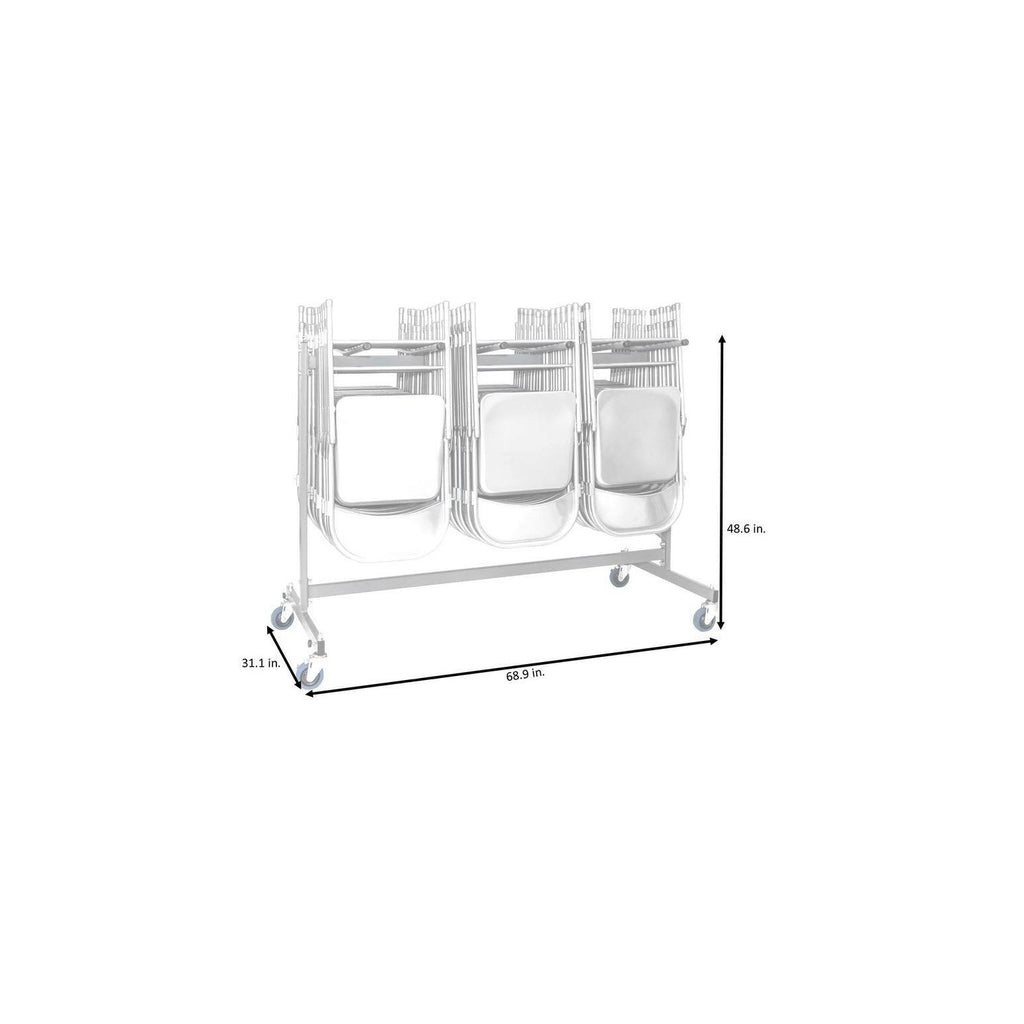 Heavy Duty Folding Chair Trolley Cart X5926