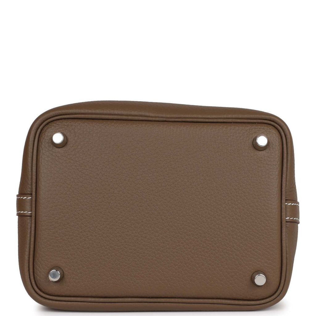 Etoupe Clemence Leather Handbag Z71083