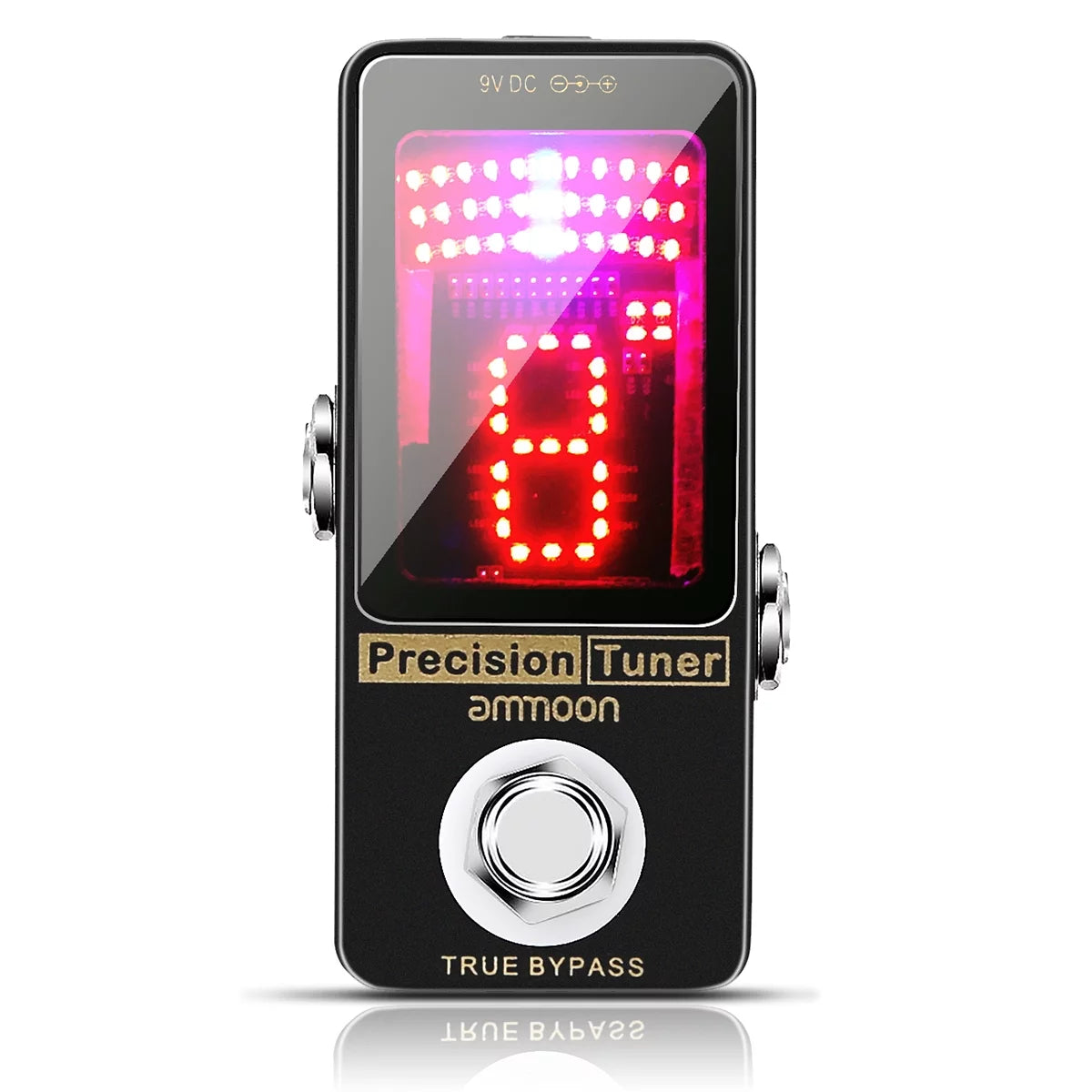 Metal Shell Tuner Pedal Led Display Precision Bypass Bass Tuner P33515