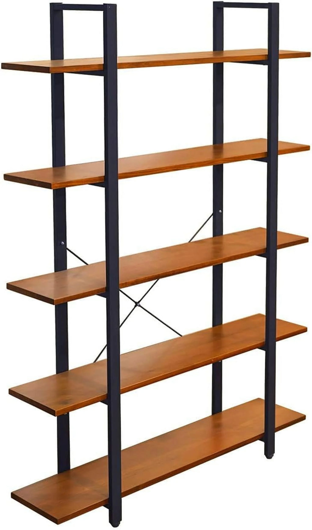 5 Tier Solid Wood Bookshelf O6882