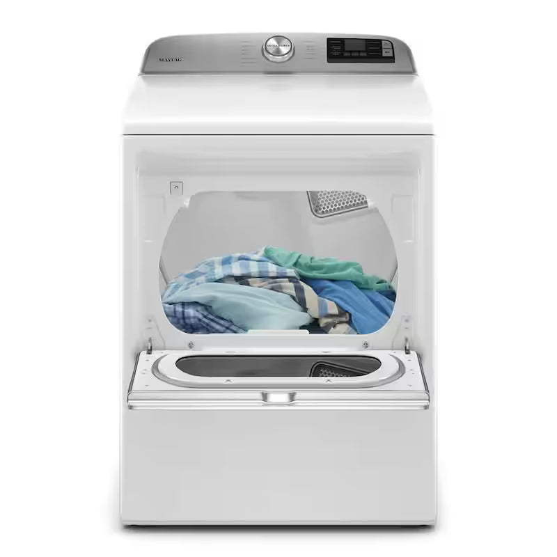 7.4 cu. ft. White Electric Dryer with Hamper Door A999603