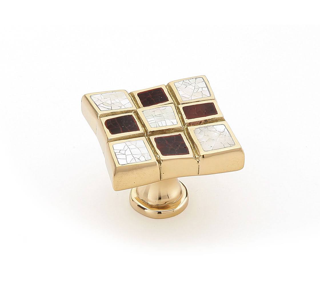 Polished Brass Cabinet Knob A1029