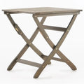 Gray Wooden Foldable Patio Dining Table C60788
