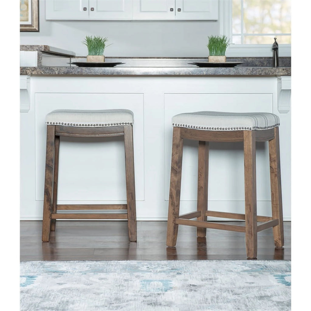 26" Wood Counter Stool Set T10869