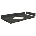 Black Carrara Quartz Bathroom Vanity Top I62952