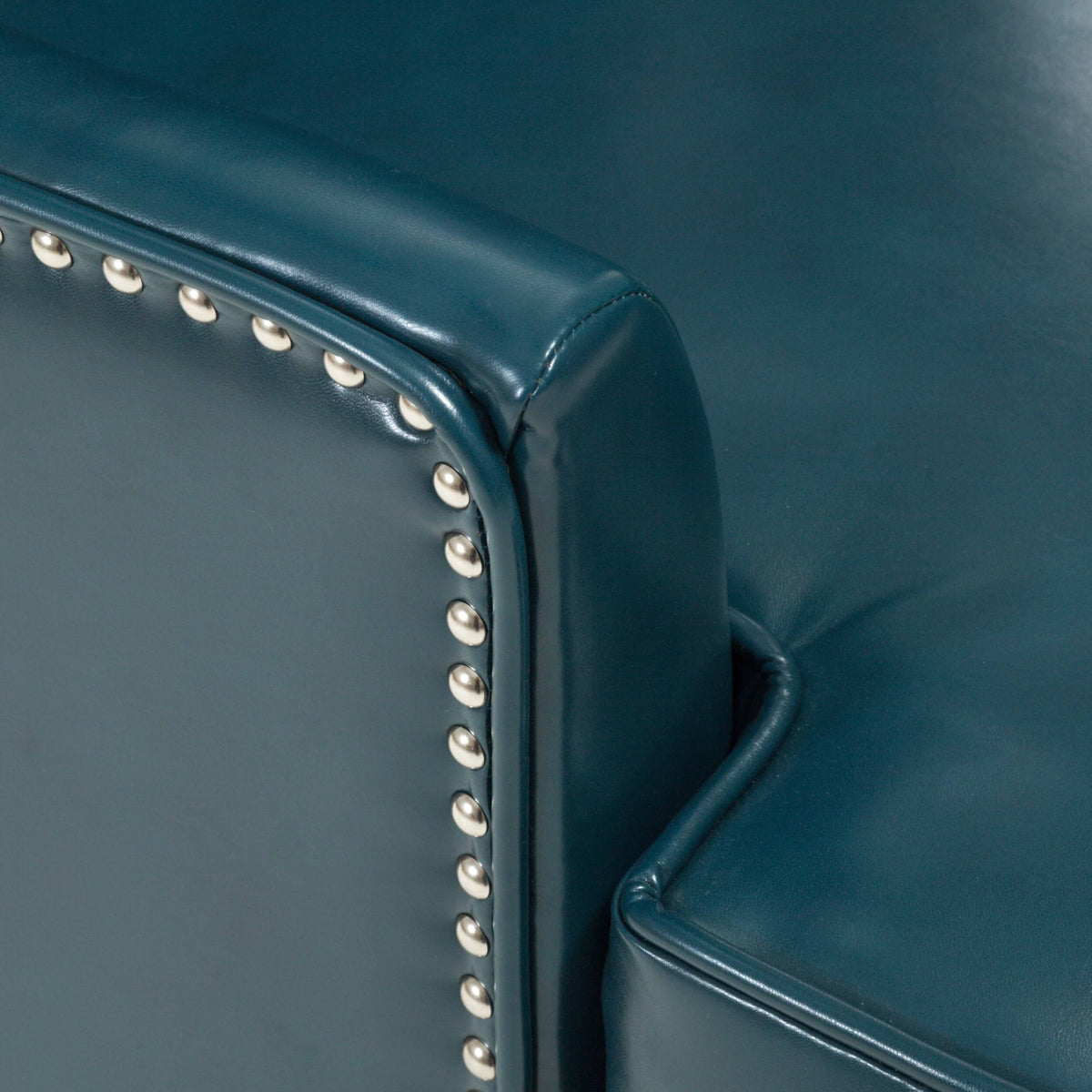Black High Back Wing Chair J429