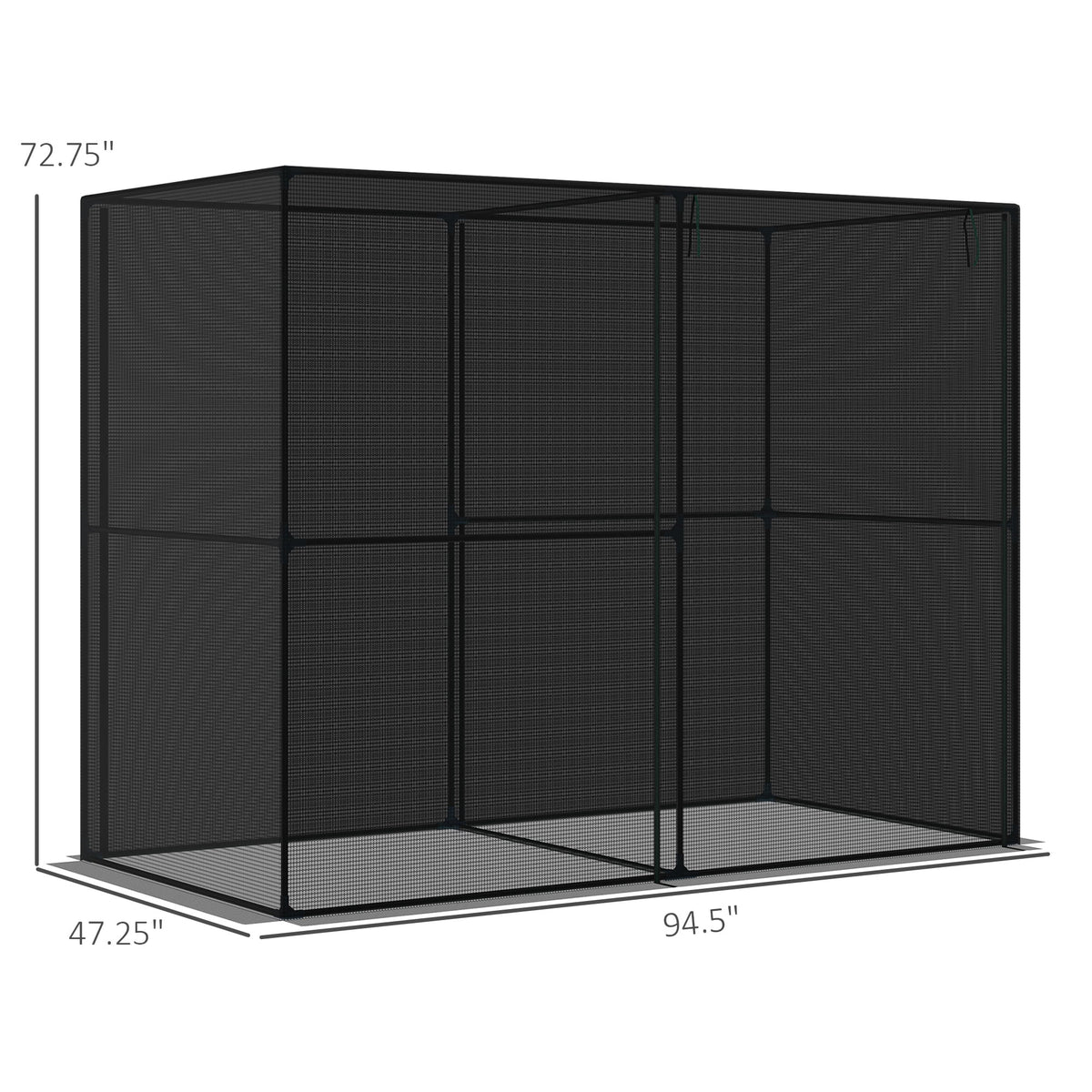 Outdoor Walk-in Crop Cage with HDPE Cover K986