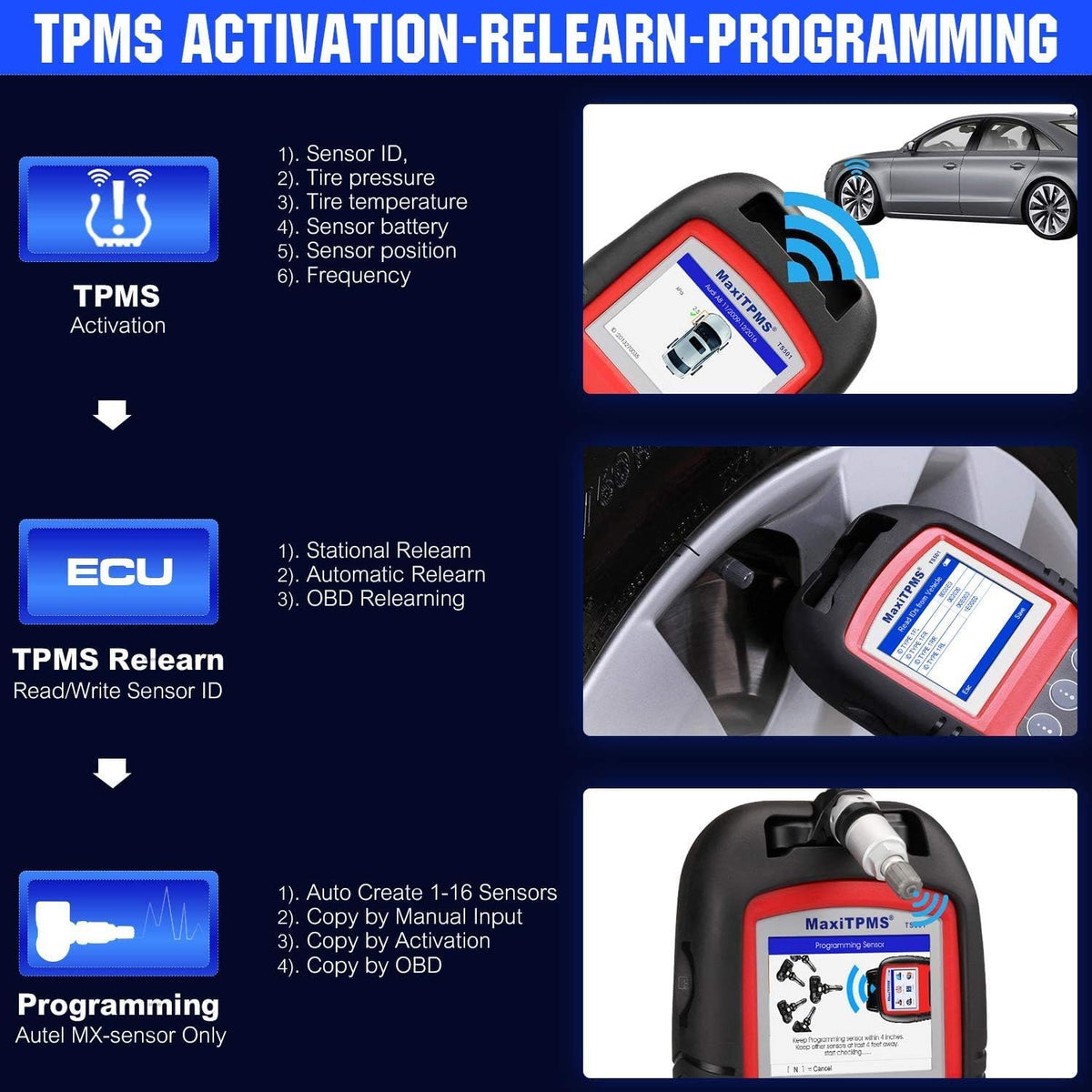 TPMS Relearn Automotive Scan Tool J137067