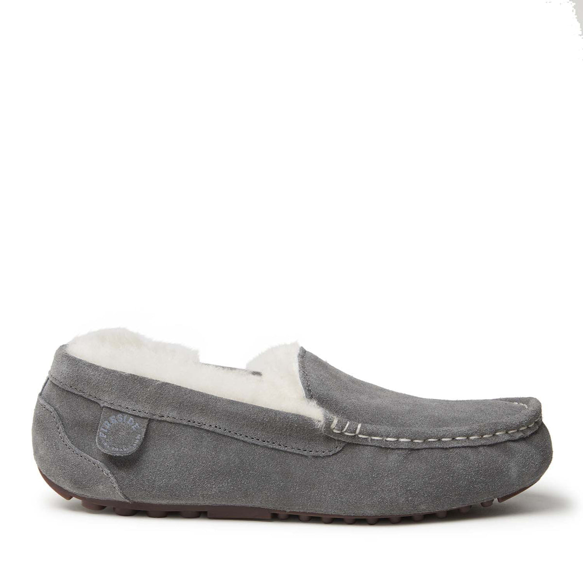 Women's Genuine Shearling Moccasin Slipper M5702