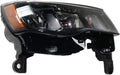 Jeep Grand Cherokee Passenger Side Black Bezel Halogen Headlight Assembly S15599